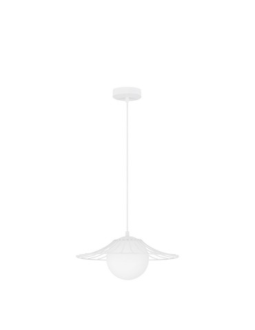 Luces Exclusivas NAVOJOA Wisząca Nowoczesna biały 1xE27 max 12W LE42932