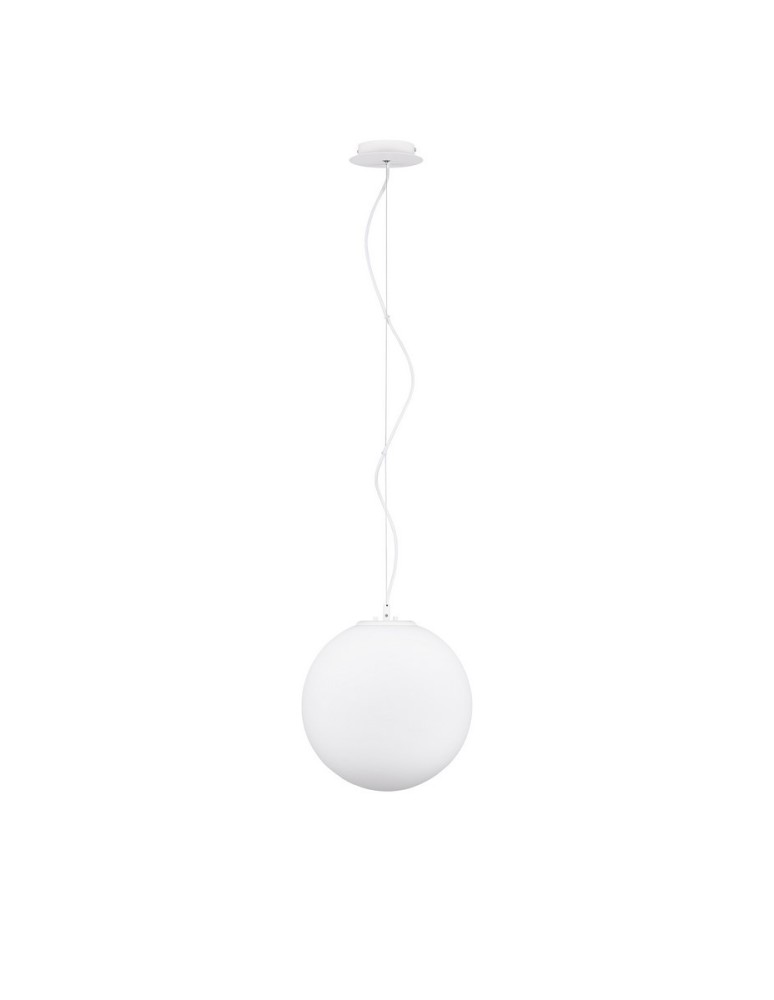 Lampy wiszące pojedyncze - Luces Exclusivas LLORET Wisząca Nowoczesna biały 1xE27 max 12W LE42933 - produkt kolory-swiatla.pl 1