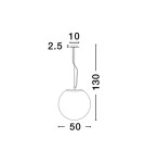 Lampy wiszące pojedyncze - Luces Exclusivas LLORET Wisząca Nowoczesna biały 1xE27 max 12W LE42935 - product 2