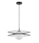 Lampy wiszące pojedyncze - Luces Exclusivas MORELOS Wisząca Nowoczesna czarny 1xE27 max 12W LE42939 - produkt 1