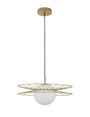 Luces Exclusivas MORELOS Wisząca Nowoczesna złoty i odcienie złota 1xE27 max 12W LE42940
