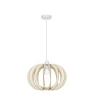 Lampy wiszące pojedyncze - Luces Exclusivas NOGALES Wisząca Nowoczesna biały 1xE27 max 12W LE42941 - product 1