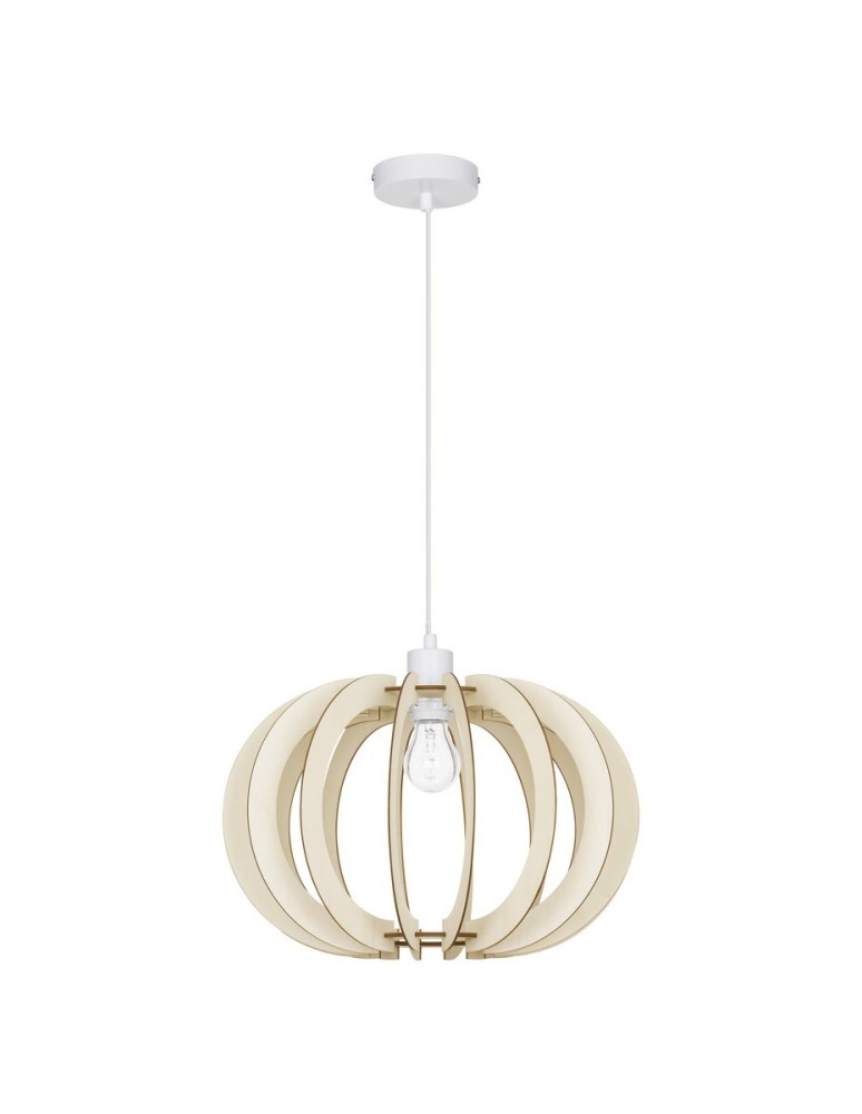 Lampy wiszące pojedyncze - Luces Exclusivas NOGALES Wisząca Nowoczesna biały 1xE27 max 12W LE42941 - produkt kolory-swiatla.pl 1