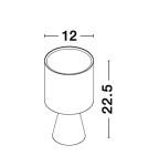 Lampki nocne - Luces Exclusivas IBAGUE Stołowa biały 1xE14 max 5W LE42968 - product 3
