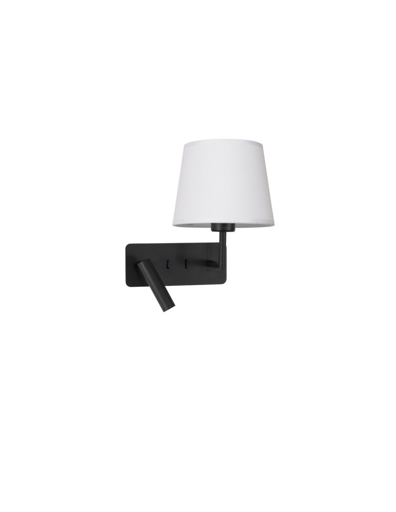 Kinkiety - Luces Exclusivas BIRUACA Ścienna Nowoczesna czarny 1xLED, E27 max 15W 3000K LE42969 - produkt kolory-swiatla.pl 1