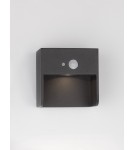 Lampy solarne - Luces Exclusivas TLAXCALA Zewnętrzna Ścienna IP65 antracyt 1xLED max 2W 3000K LE71514 - product 2