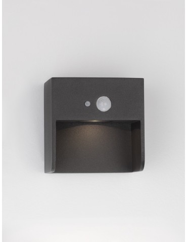 Luces Exclusivas TLAXCALA Zewnętrzna Ścienna IP65 antracyt 1xLED max 2W 3000K LE71514 - product 2