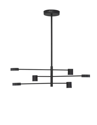 Luces Exclusivas ABEL Wisząca Nowoczesna czarny 6xLED max 28W 3000K LE43204