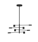 Lampy wiszące - Luces Exclusivas ABEL Wisząca Nowoczesna czarny 8xLED max 40W 3000K LE43205 - product 1