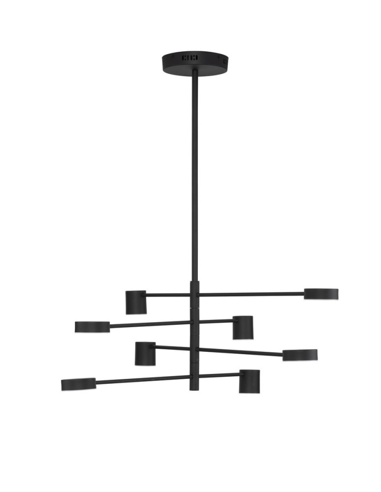 Lampy wiszące - Luces Exclusivas ABEL Wisząca Nowoczesna czarny 8xLED max 40W 3000K LE43205 - produkt kolory-swiatla.pl 1