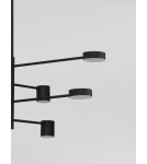 Lampy wiszące - Luces Exclusivas ABEL Wisząca Nowoczesna czarny 8xLED max 40W 3000K LE43205 - product 2