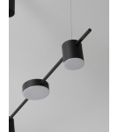 Lampy wiszące - Luces Exclusivas ABEL Wisząca Nowoczesna czarny 5xLED max 29W 3000K LE43206 - produkt 3