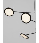 Lampy wiszące - Luces Exclusivas ABOT Wisząca Nowoczesna czarny 6xLED max 49W 3000K LE43208 - produkt 2