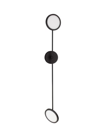 Luces Exclusivas ABOT Ścienna Nowoczesna czarny 2xLED max 19W 3000K LE43209