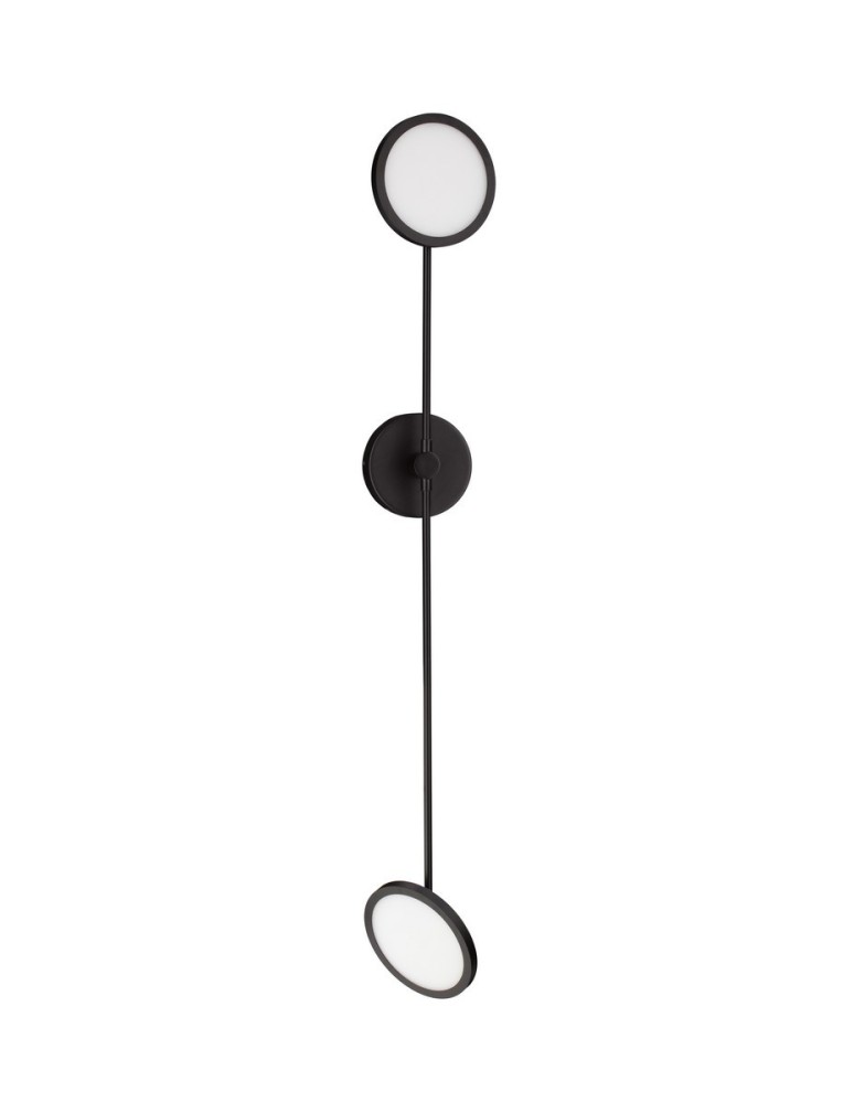 Kinkiety - Luces Exclusivas ABOT Ścienna Nowoczesna czarny 2xLED max 19W 3000K LE43209 - produkt kolory-swiatla.pl 1