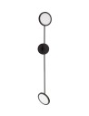 Luces Exclusivas ABOT Ścienna Nowoczesna czarny 2xLED max 19W 3000K LE43209