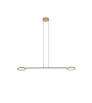 Lampy wiszące - Luces Exclusivas ABOT Wisząca Nowoczesna czarny 2xLED max 19W 3000K LE43210 - product 1