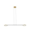 Luces Exclusivas ABOT Wisząca Nowoczesna czarny 2xLED max 19W 3000K LE43210