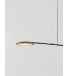 Lampy wiszące - Luces Exclusivas ABOT Wisząca Nowoczesna czarny 2xLED max 19W 3000K LE43210 - product 2