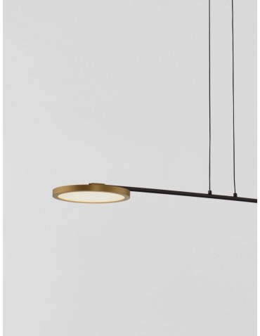 Luces Exclusivas ABOT Wisząca Nowoczesna czarny 2xLED max 19W 3000K LE43210 - product 2
