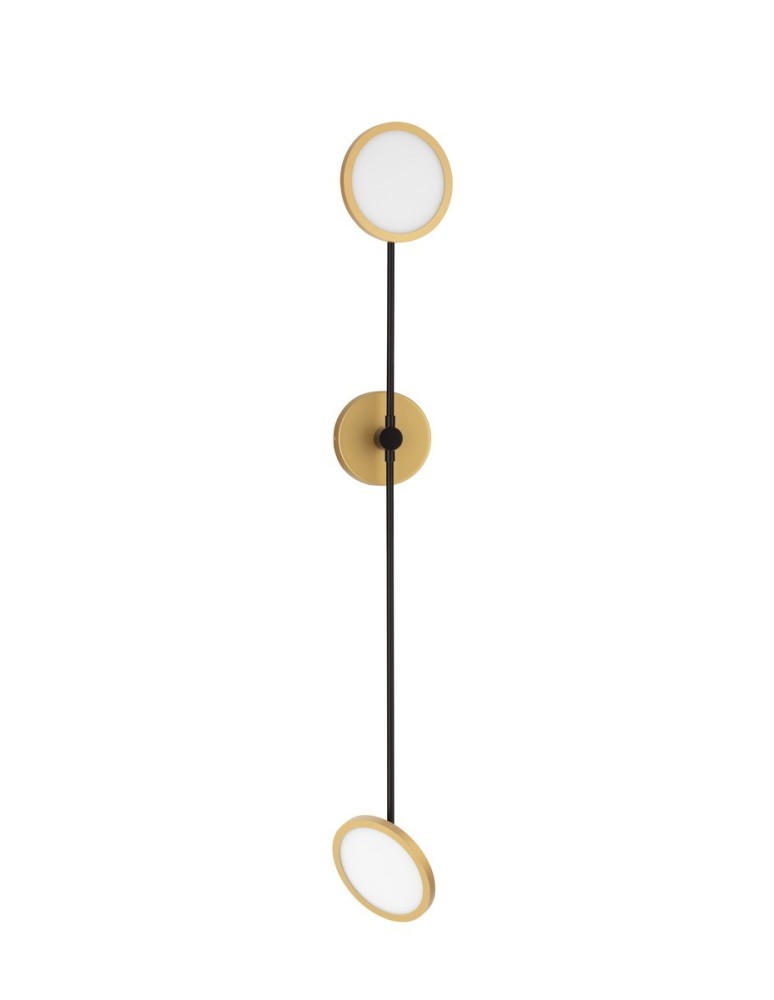 Kinkiety - Luces Exclusivas ABOT Ścienna Nowoczesna czarny 2xLED max 18W 3000K LE43212 - produkt kolory-swiatla.pl 1