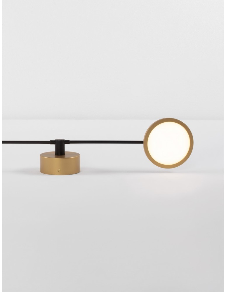 Kinkiety - Luces Exclusivas ABOT Ścienna Nowoczesna czarny 2xLED max 18W 3000K LE43212 - produkt kolory-swiatla.pl 3