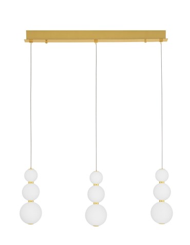 Luces Exclusivas ADAN Wisząca Nowoczesna złoty i odcienie złota 3xLED max 24W 3000K LE43213