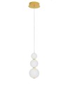 Luces Exclusivas ADAN Wisząca Nowoczesna złoty i odcienie złota 1xLED max LE43215