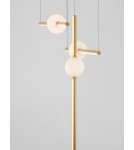 Lampy wiszące - Luces Exclusivas AGIL Wisząca Nowoczesna złoty i odcienie złota 3xLED max 26W 3000K LE43218 - produkt 4