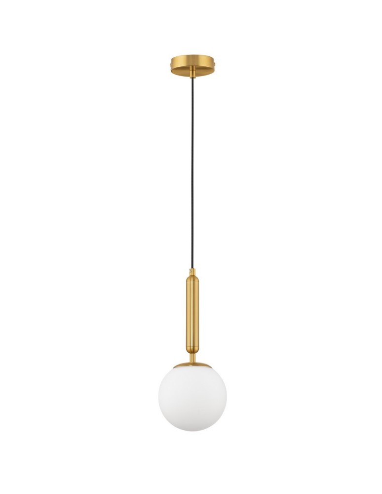 Lampy wiszące pojedyncze - Luces Exclusivas AGRO Wisząca Nowoczesna złoty i odcienie złota 1xE27 max 12W LE43222 - produkt kolory-swiatla.pl 1