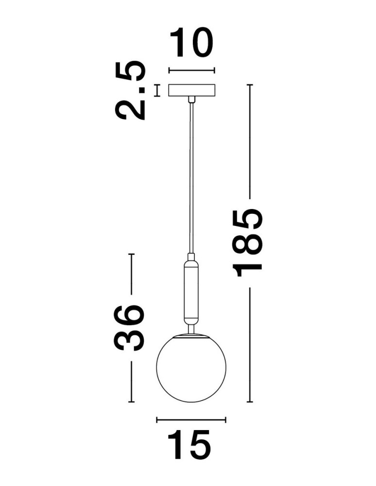 Lampy wiszące pojedyncze - Luces Exclusivas AGRO Wisząca Nowoczesna złoty i odcienie złota 1xE27 max 12W LE43222 - product kolory-swiatla.pl 2