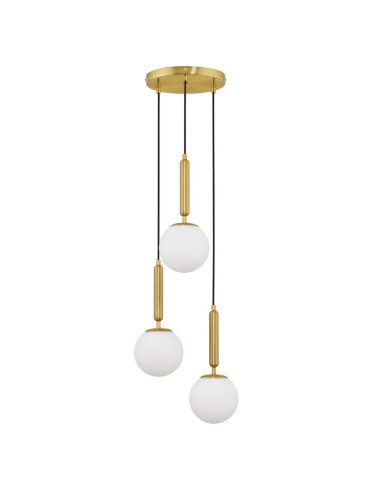 Luces Exclusivas AGRO Wisząca Nowoczesna złoty i odcienie złota 3xE27 max 12W LE43223
