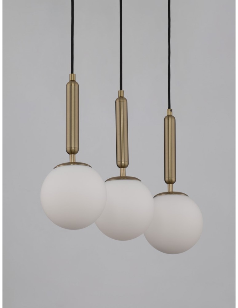 Lampy wiszące - Luces Exclusivas AGRO Wisząca Nowoczesna czarny 3xE27 max 12W LE43225 - produkt kolory-swiatla.pl 2