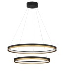 Lampy wiszące - Luces Exclusivas BANE Wisząca Nowoczesna czarny 2xLED max 98W 3000K LE43226 - produkt 1