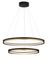 Luces Exclusivas BANE Wisząca Nowoczesna czarny 2xLED max 98W 3000K LE43226