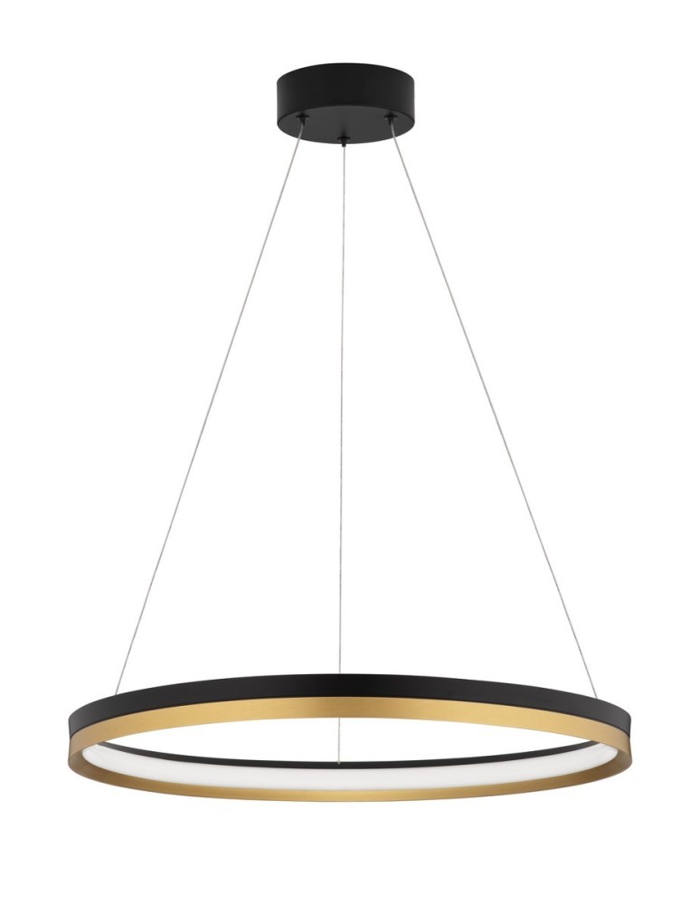 Lampy wiszące - Luces Exclusivas BANE Wisząca Nowoczesna czarny 1xLED max 33W 3000K LE43227 - produkt kolory-swiatla.pl 1