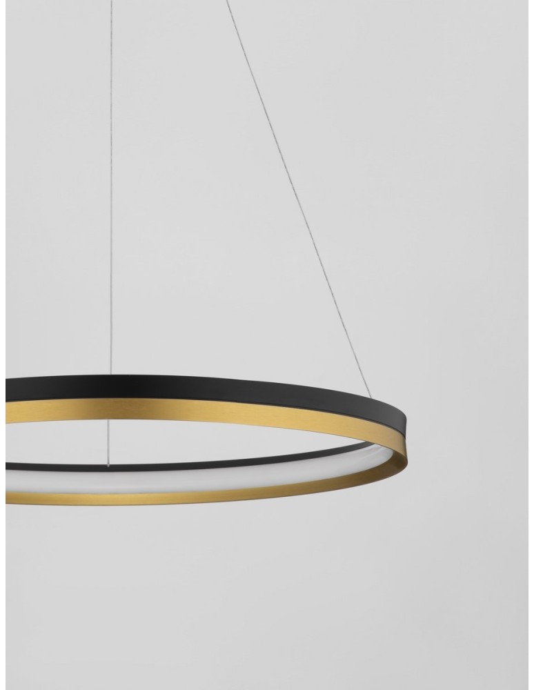 Lampy wiszące - Luces Exclusivas BANE Wisząca Nowoczesna czarny 1xLED max 33W 3000K LE43227 - produkt kolory-swiatla.pl 2