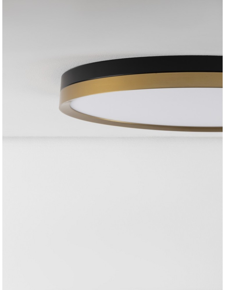 Lampy sufitowe - Luces Exclusivas BANE Sufitowa Nowoczesna czarny 1xLED max 37W 3000K LE43229 - produkt kolory-swiatla.pl 3