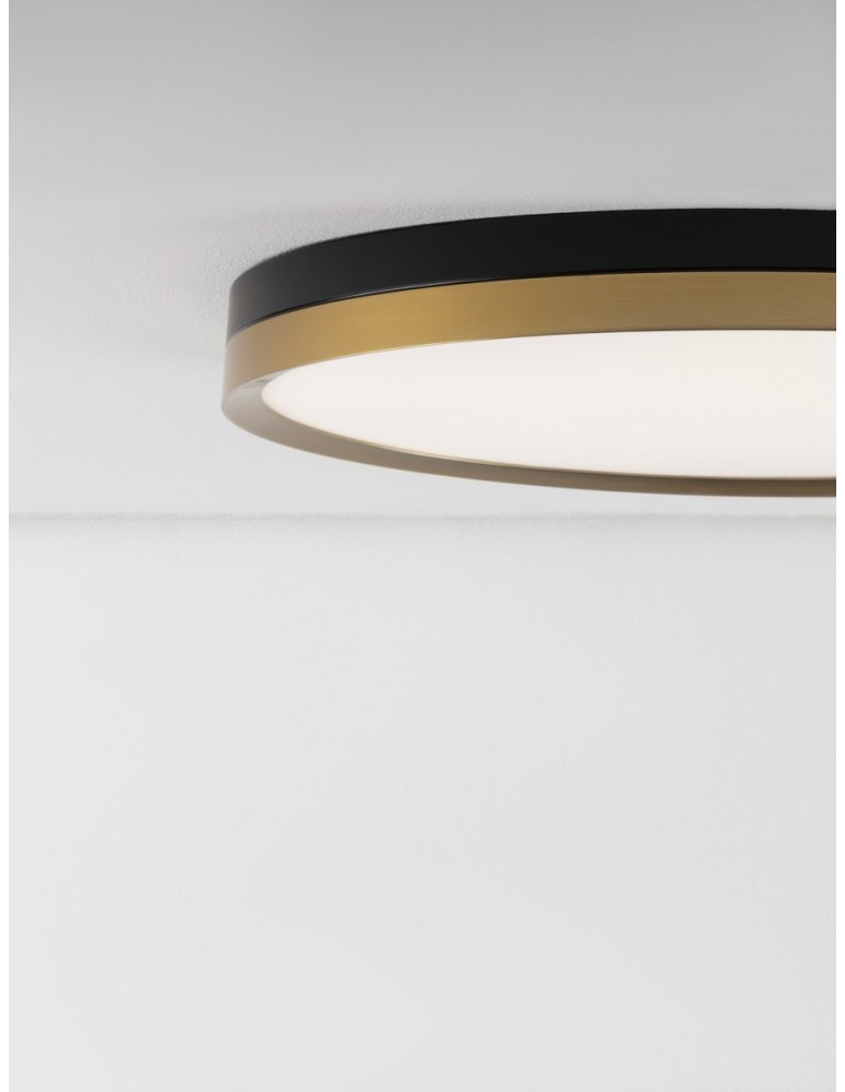 Lampy sufitowe - Luces Exclusivas BANE Sufitowa Nowoczesna czarny 1xLED max 37W 3000K LE43229 - produkt kolory-swiatla.pl 4