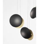 Lampy wiszące - Luces Exclusivas BACA Wisząca Nowoczesna czarny 3xLED max 18W 3000K LE43231 - product 3