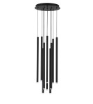 Lampy wiszące - Luces Exclusivas BALA Wisząca Nowoczesna czarny 10xLED max 61W 3000K LE43233 - product 1