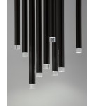 Lampy wiszące - Luces Exclusivas BALA Wisząca Nowoczesna czarny 10xLED max 61W 3000K LE43233 - product 2