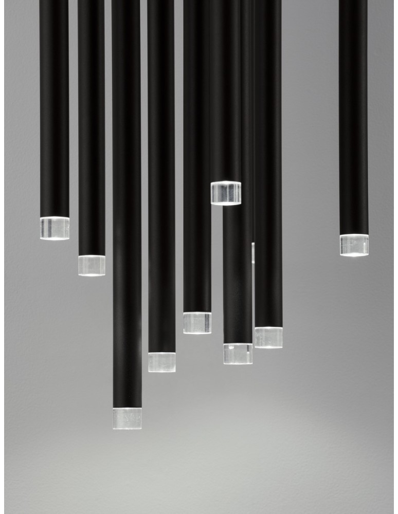 Lampy wiszące - Luces Exclusivas BALA Wisząca Nowoczesna czarny 10xLED max 61W 3000K LE43233 - product kolory-swiatla.pl 2