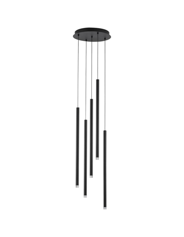 Lampy wiszące - Luces Exclusivas BALA Wisząca Nowoczesna czarny 5xLED max 27W 3000K LE43234 - produkt kolory-swiatla.pl 1