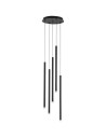 Luces Exclusivas BALA Wisząca Nowoczesna czarny 5xLED max 27W 3000K LE43234