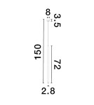 Lampy wiszące - Luces Exclusivas BALA Wisząca Nowoczesna czarny 1xLED max 6W 3000K LE43236 - produkt 2
