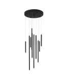 Lampy wiszące - Luces Exclusivas TORREON Wisząca Nowoczesna czarny 10xLED max 26W 3000K LE43238 - produkt 1