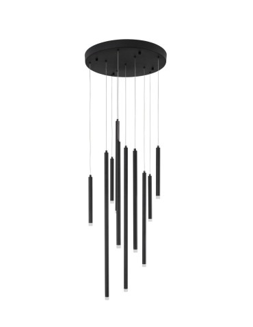 Luces Exclusivas TORREON Wisząca Nowoczesna czarny 10xLED max 26W 3000K LE43238