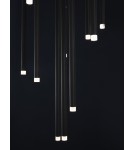 Lampy wiszące - Luces Exclusivas TORREON Wisząca Nowoczesna czarny 10xLED max 26W 3000K LE43238 - produkt 3