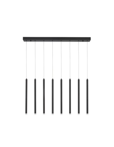 Luces Exclusivas TORREON Wisząca Nowoczesna czarny 8xLED max 20W 3000K LE43239